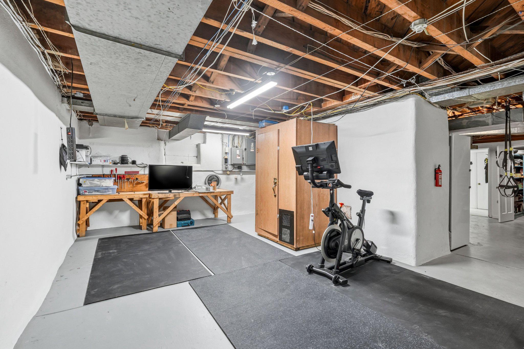 1735 Ashbourne Road Elkins Park, PA 19027 - Photo 52 of 82 a view of a room with gym equipment