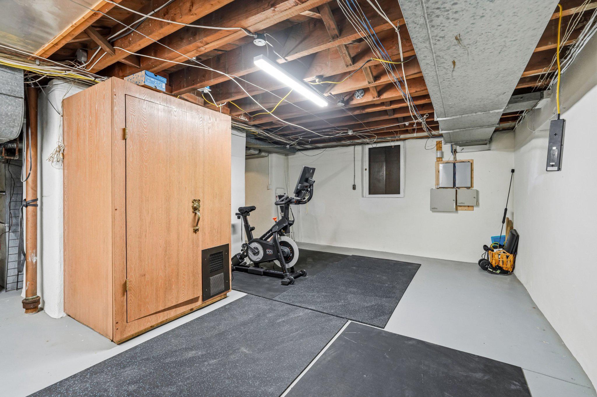 1735 Ashbourne Road Elkins Park, PA 19027 - Photo 53 of 82 a view of a room with gym equipment