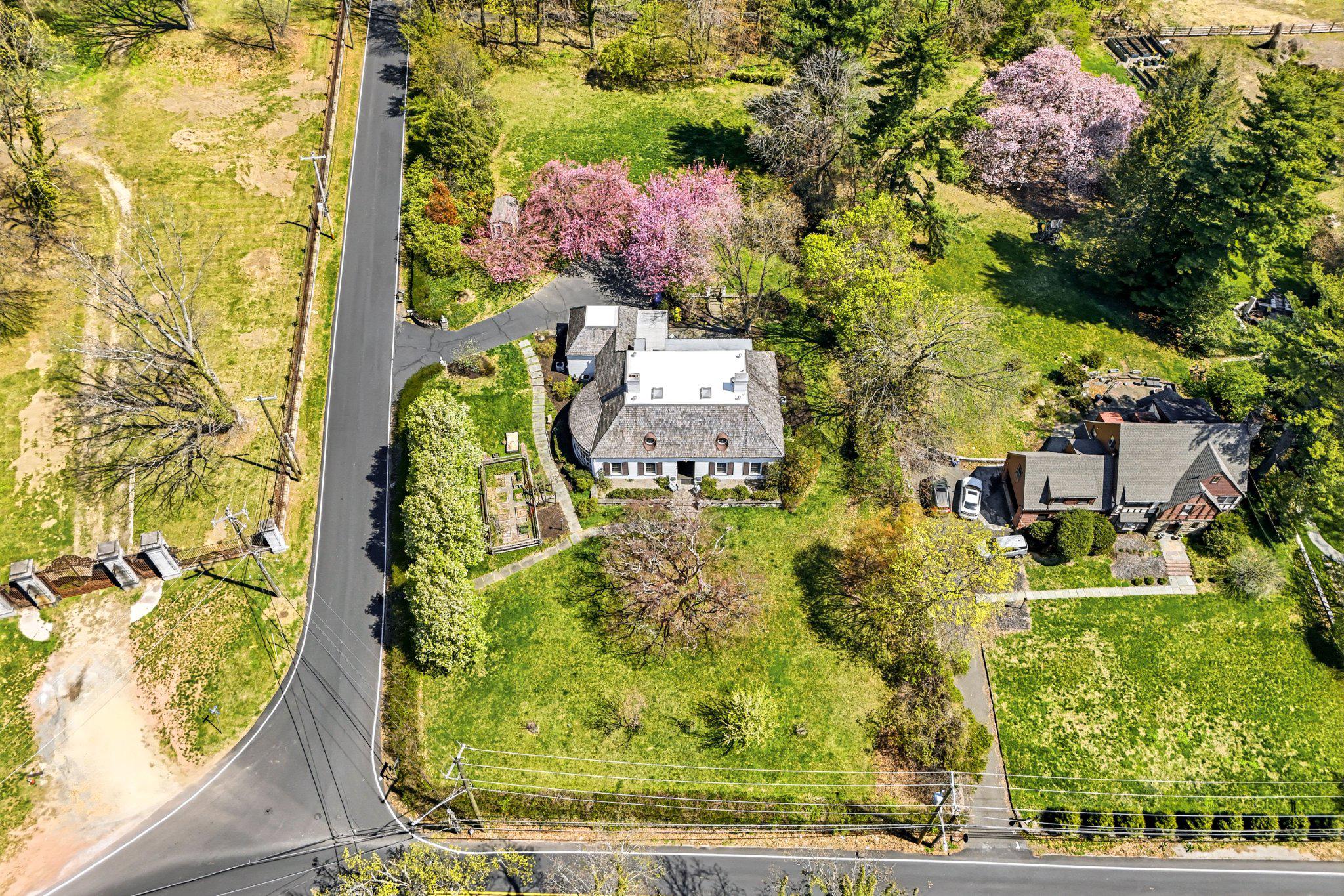 1735 Ashbourne Road Elkins Park, PA 19027 - Photo 66 of 82 Aerial view of garden bed, left side of the house.