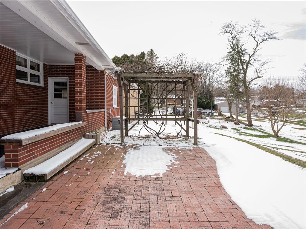 1012 Blaine Road Monaca, PA 15061 - Photo 45 of 50 a view of a patio with table and chairs with wooden floor and fence