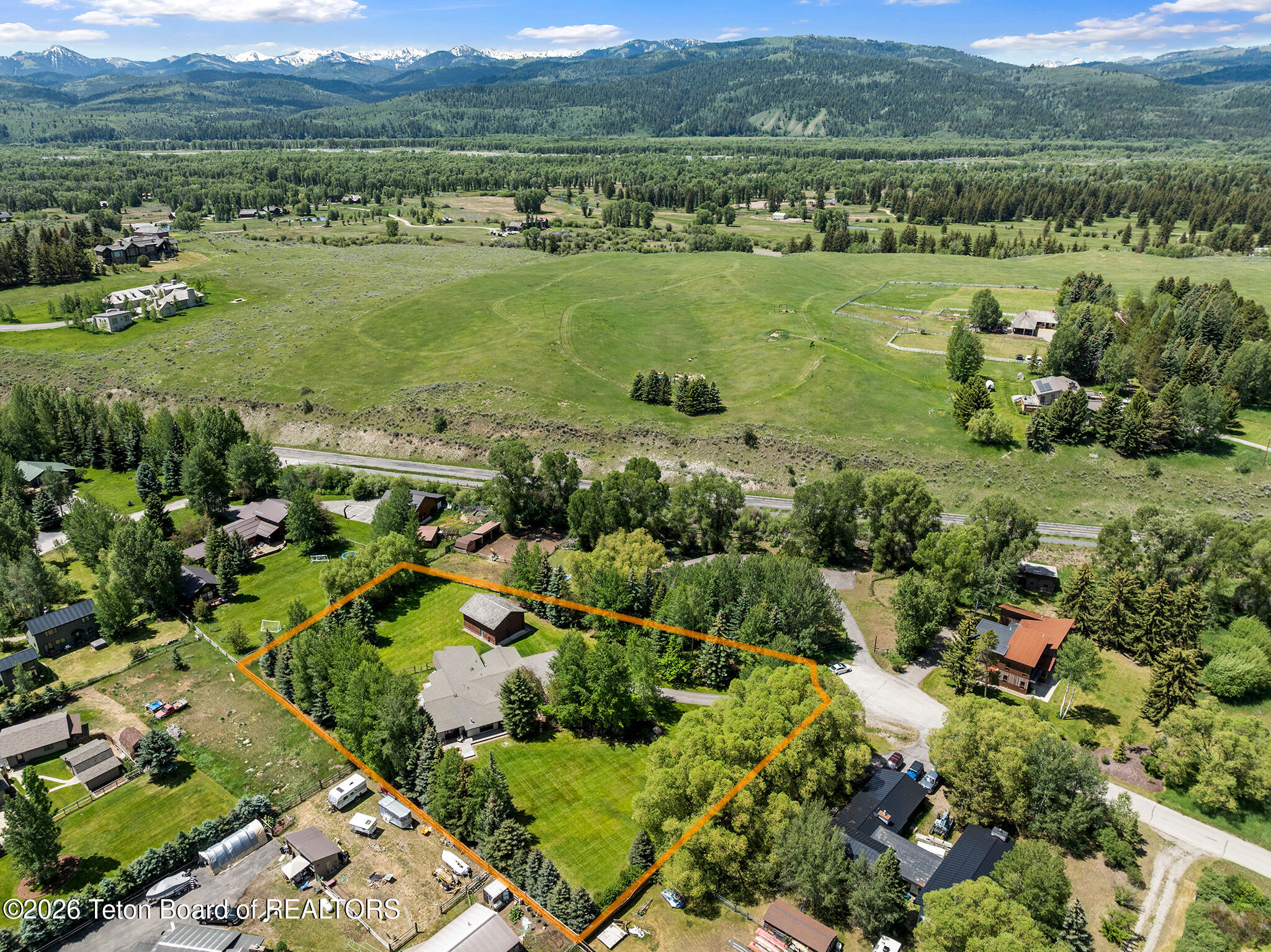 3650 North Meadow Road Jackson, WY 83001 - Photo 65 of 66 Aerial