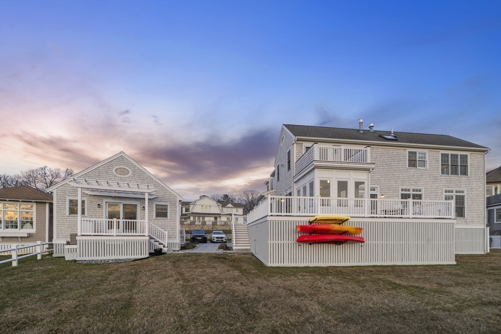35 Bayberry Road Scituate, MA 02066 - Photo 30 of 39 a view of a big house with a big yard and large trees