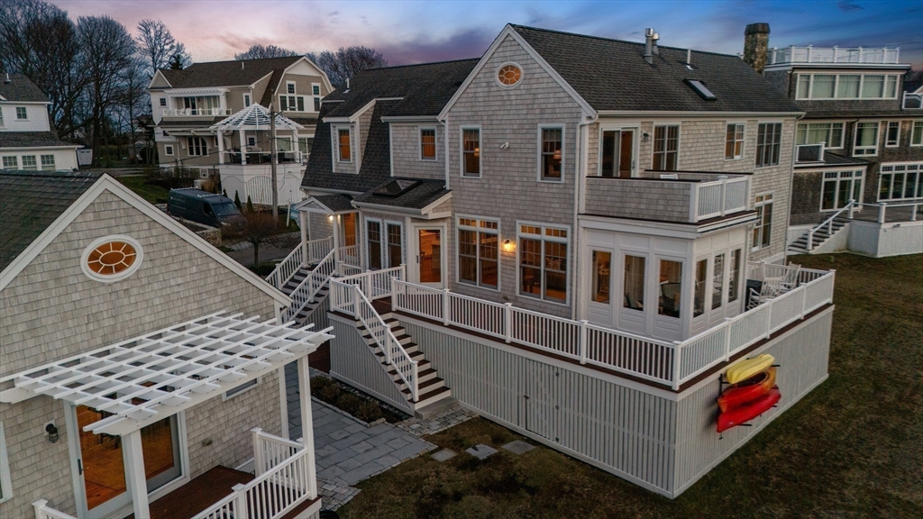 35 Bayberry Road Scituate, MA 02066 - Photo 32 of 39 a aerial view of a house with a yard