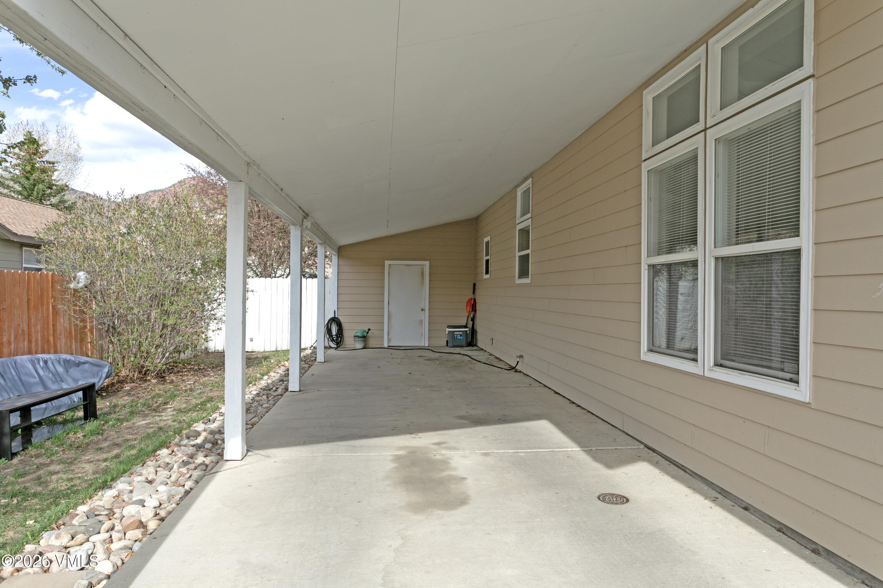 161 Haymaker Loop Gypsum, CO 81637 - Photo 23 of 40 a view of a balcony with chair and table