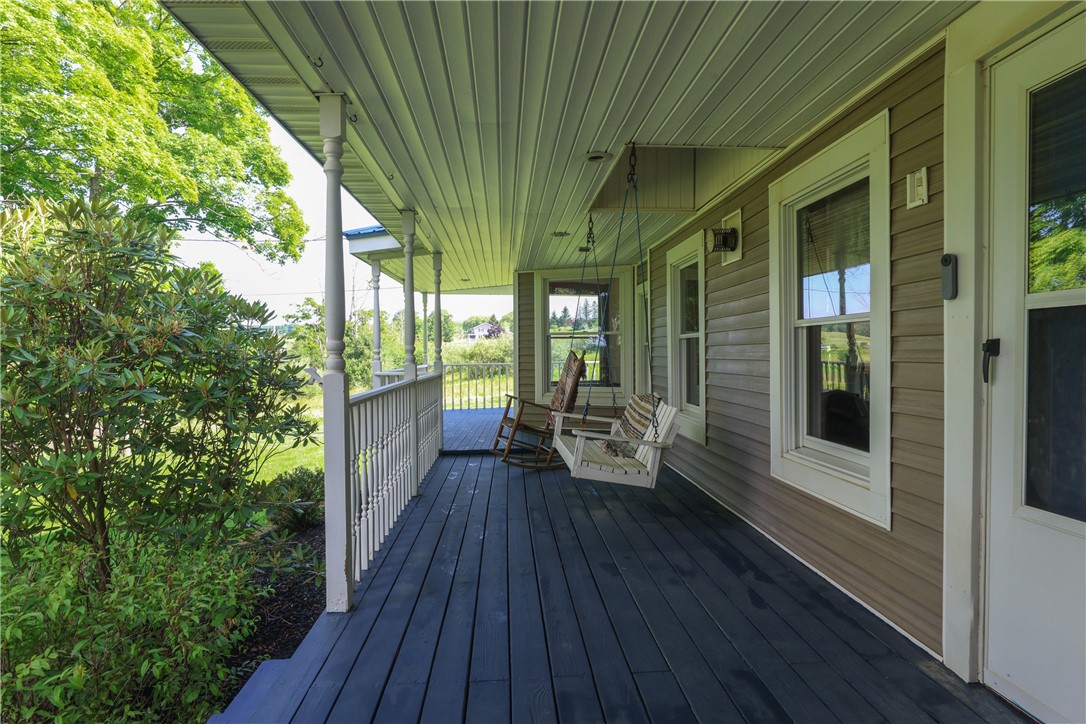 850 Harris Road Caton, NY 14830 - Photo 40 of 50 Large wrap around front porch overlooks the countryside!