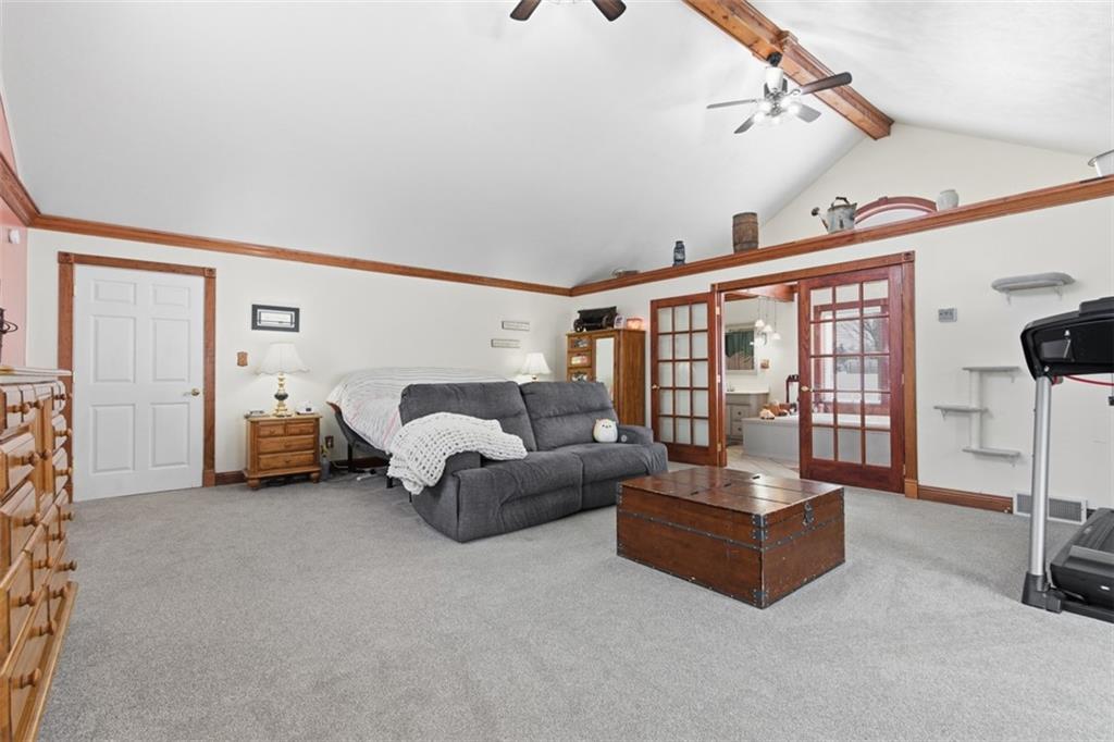 2976 Henderson Road Washington, PA 15301 - Photo 25 of 50 a bedroom with furniture and a ceiling fan