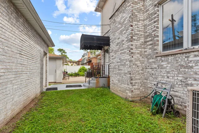 a view of outdoor space and yard