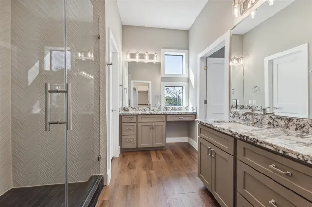 a view of a from a window