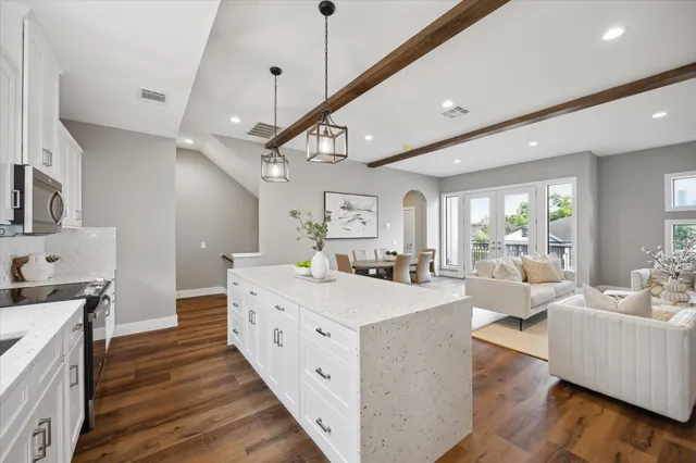 a view of a house with a balcony