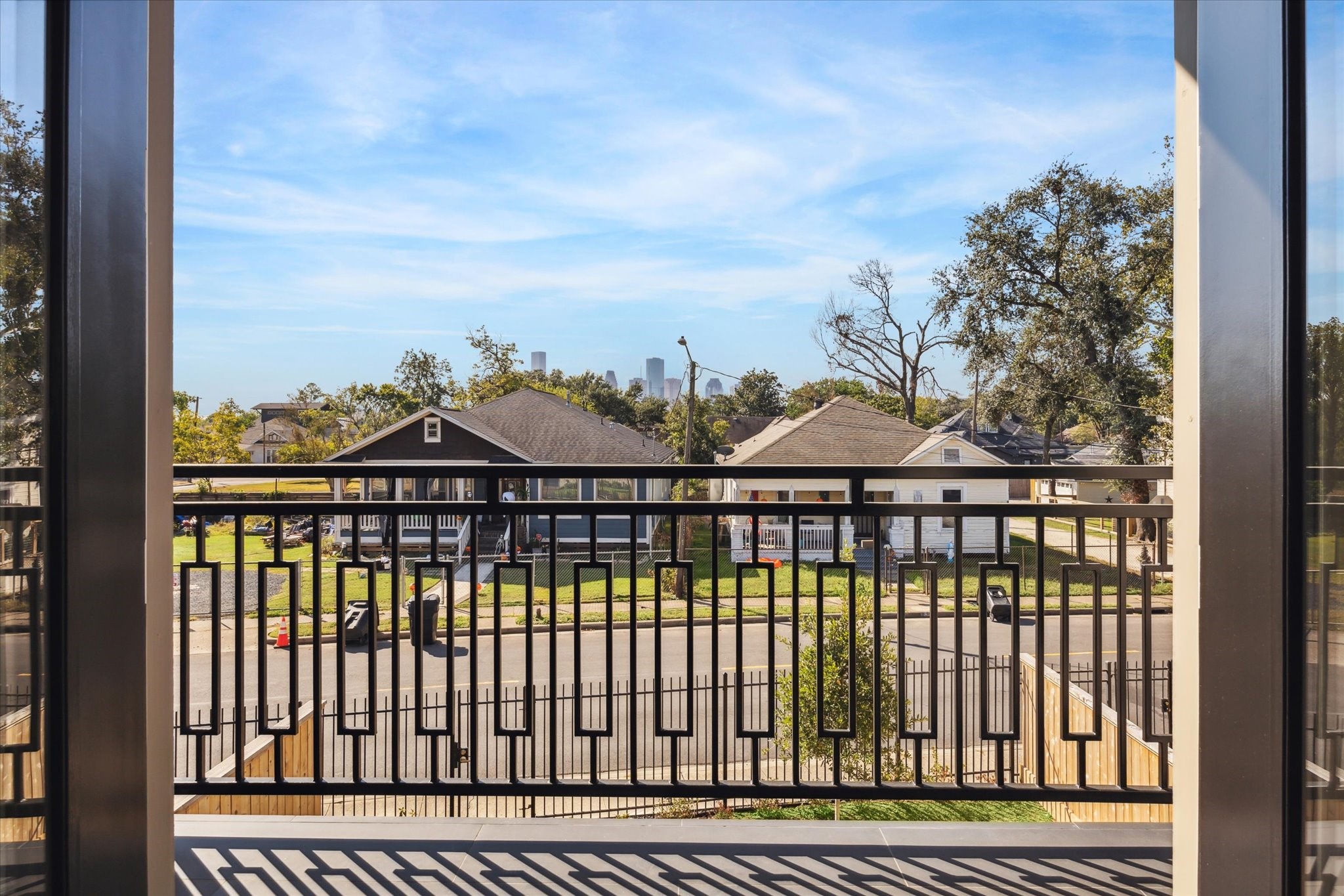 3102 Eunice Street Houston, TX 77009 - Photo 26 of 29 a view of a city from a balcony