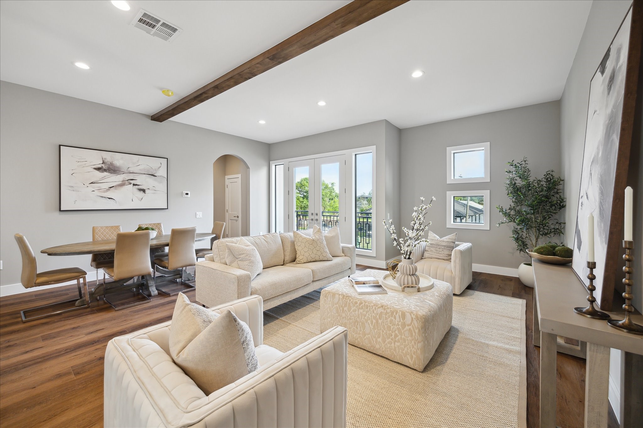 3102 Eunice Street Houston, TX 77009 - Photo 7 of 29 a living room with furniture and a large window