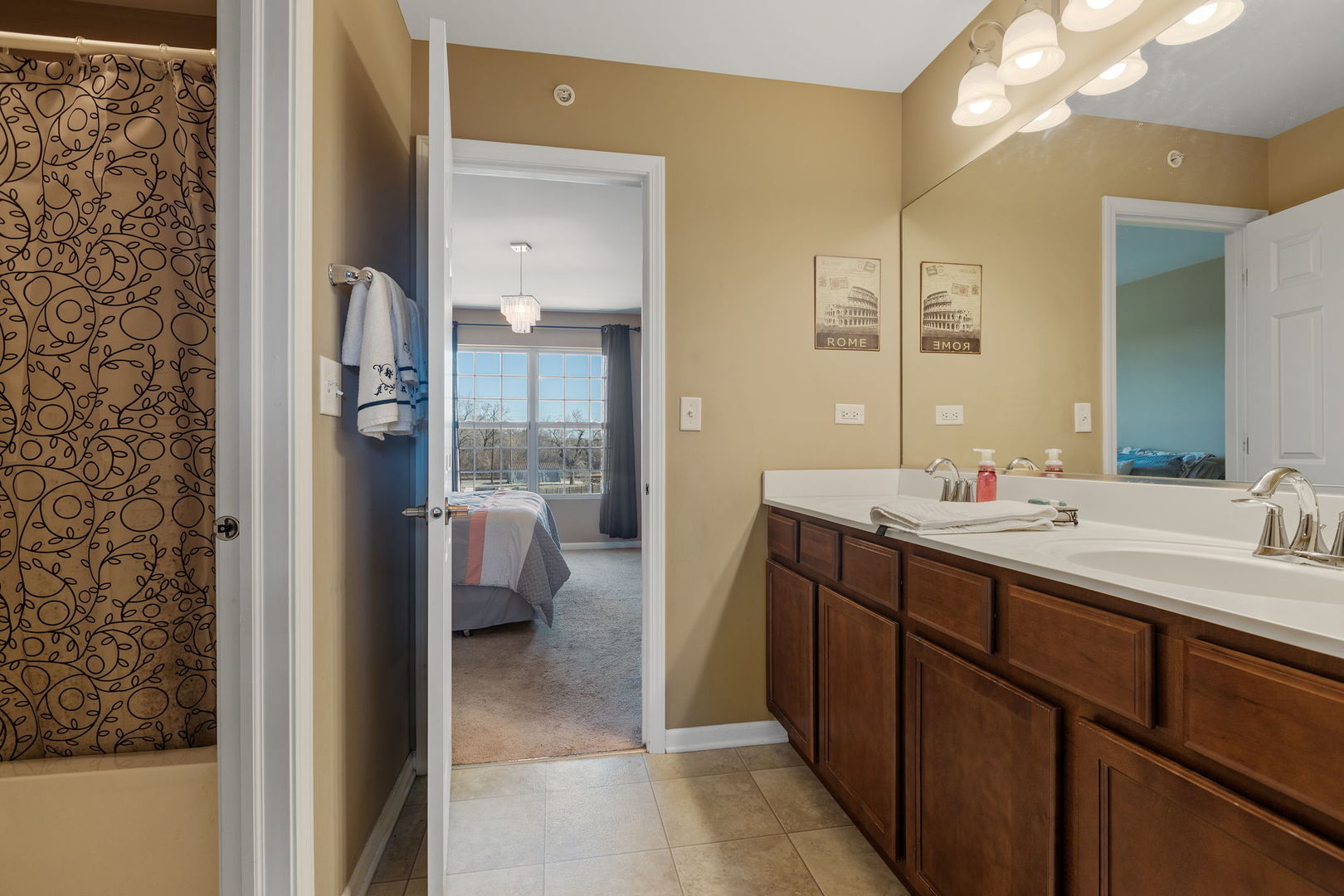 10338 Kerry Ridge Court Chicago Ridge, IL 60415 - Photo 12 of 16 a en suite bathroom with a sink a toilet and shower