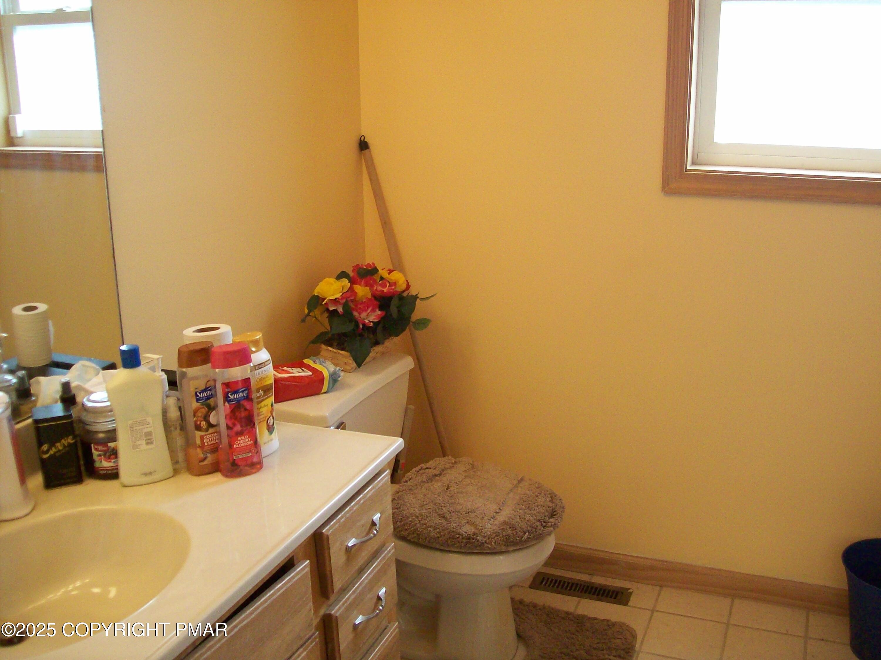 106 Bull Run Long Pond, PA 18334 - Photo 19 of 31 a bathroom with a sink a toilet and mirror