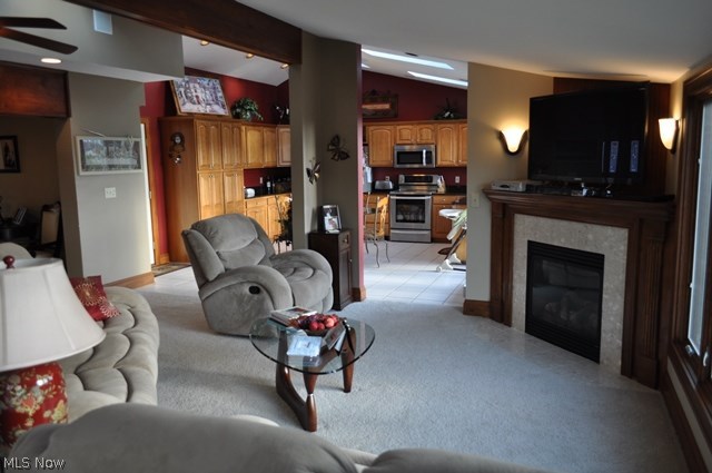 3735 Rook Drive Akron, OH 44319 - Photo 16 of 25 Gas log fireplace in great room*