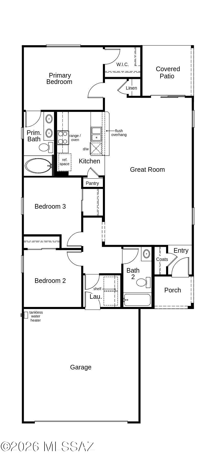 3526 East Violet Rdg Road Tucson, AZ 85739 - Photo 7 of 7 Floor plan