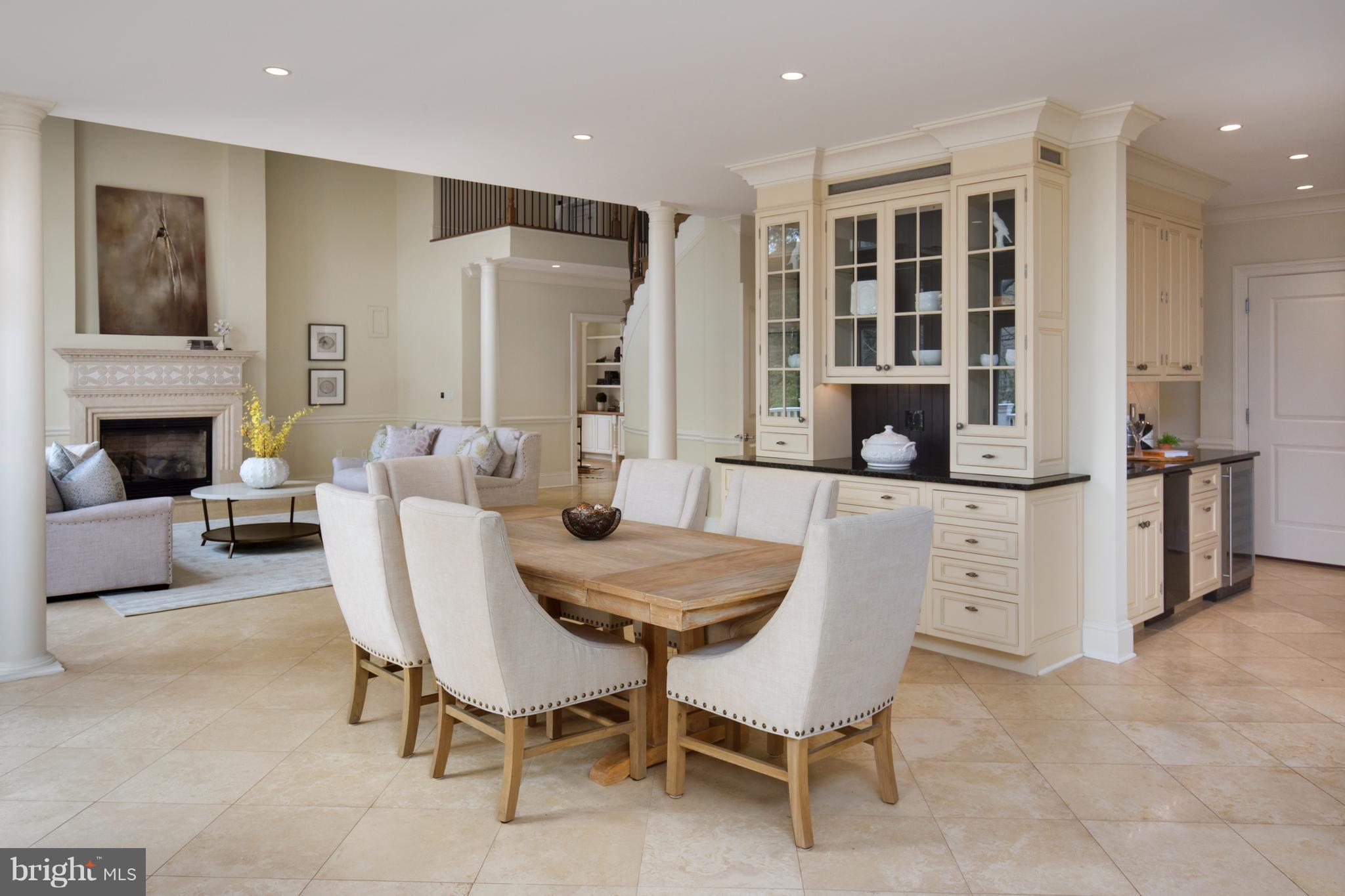 6802 Old Chesterbrook Road McLean, VA 22101 - Photo 10 of 30 a view of a dining room with furniture