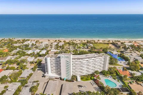 a view of an ocean beach
