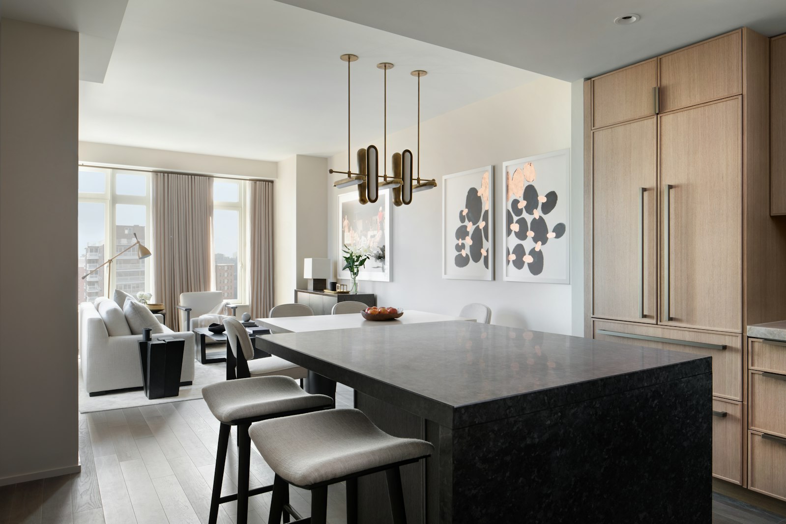 543 West 122nd Street, Unit 16A Manhattan, NY 10027 - Photo 18 of 32 a view of a dining room with furniture and window