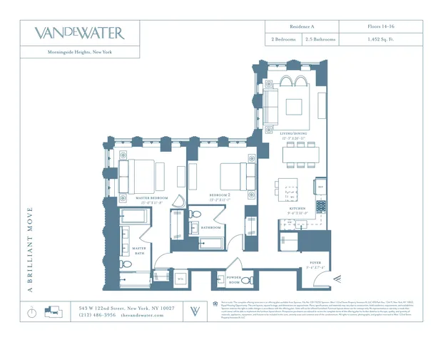 $2,295,000 | 543 West 122nd Street, Unit 16A | Morningside Heights
