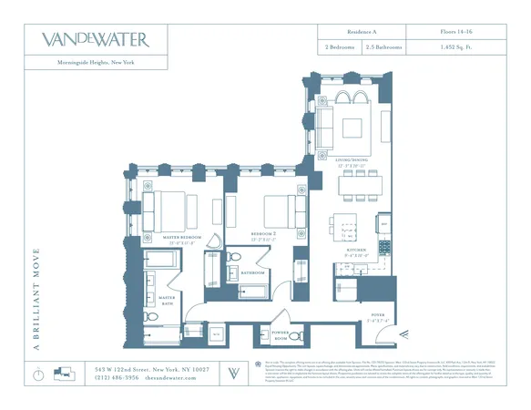 $2,295,000 | 543 West 122nd Street, Unit 16A | Morningside Heights