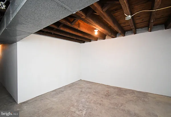 a view of storage and utility room