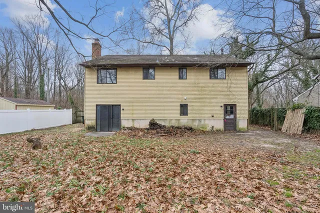 a backyard of a house