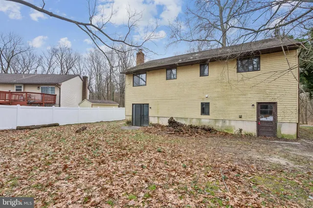 a backyard of a house