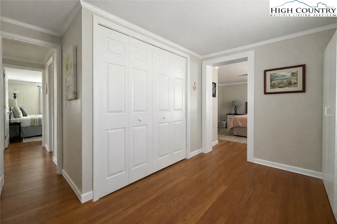 230 Beaver Creek Road West Jefferson, NC 28694 - Photo 16 of 20 a view of a room with wooden floor bathroom and bathroom