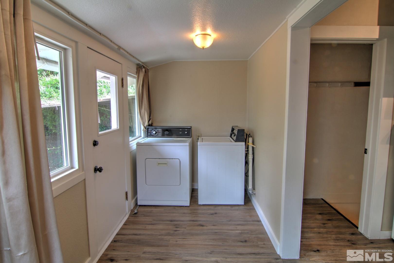 440 East 8th Street Reno, NV 89512 - Photo 8 of 23 a view of a storage and utility room with closet wooden floor
