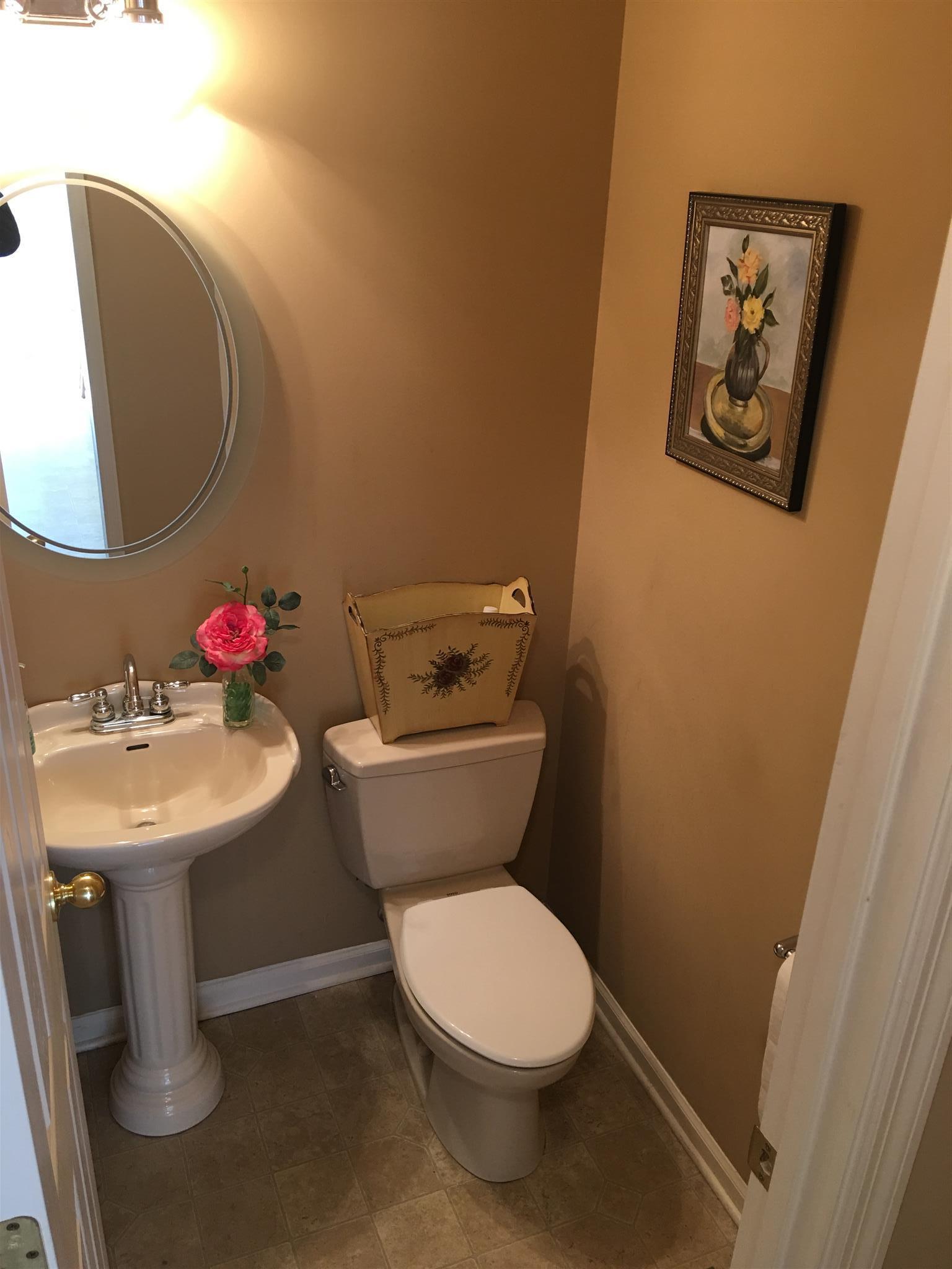 1147 Simms Heights Road Kingston Springs, TN 37082 - Photo 11 of 30 Powder Room in the downstairs hall, off the Kitchen