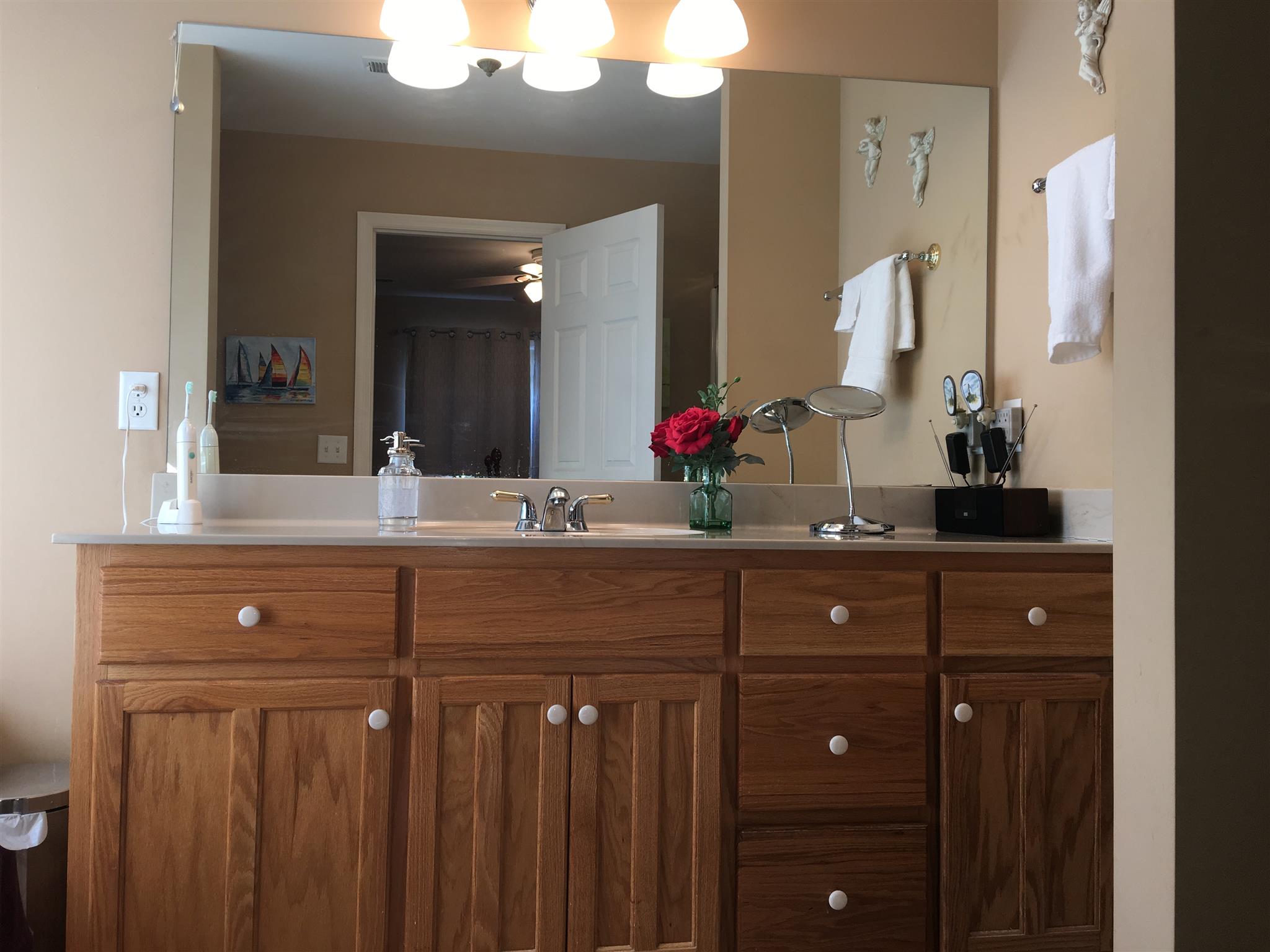 1147 Simms Heights Road Kingston Springs, TN 37082 - Photo 20 of 30 Large Vanity with ample counter space.