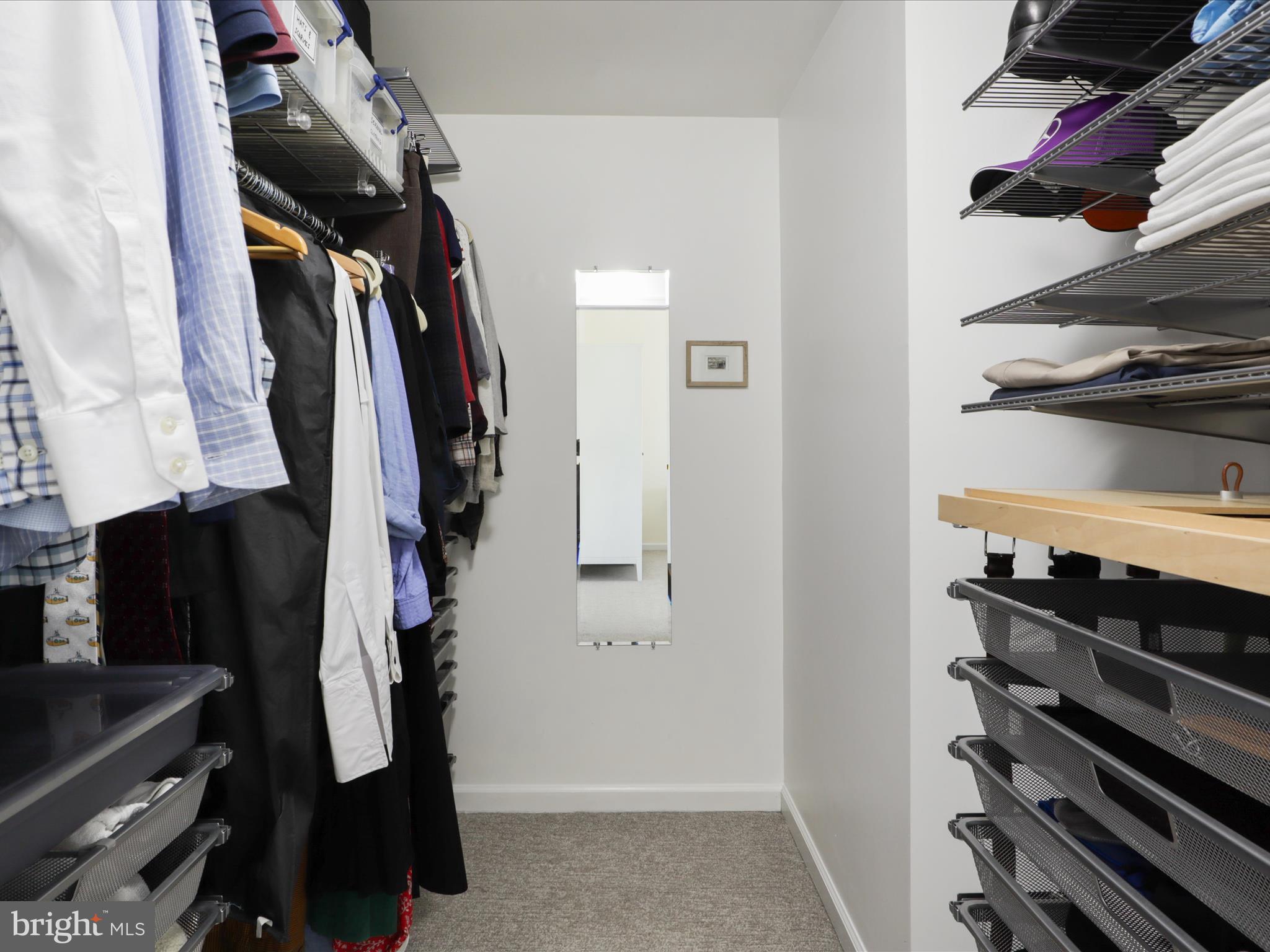 3906 Elbert Avenue Alexandria, VA 22305 - Photo 17 of 40 a view of walk in closet with clothes and shoes