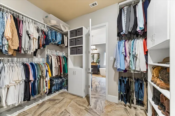a view of closet