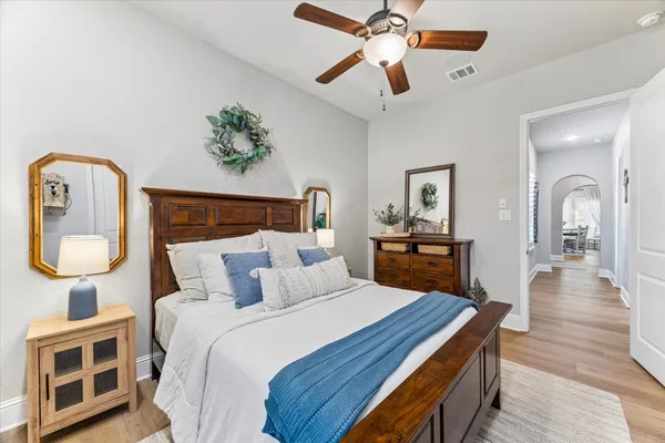 a room with furniture and a window