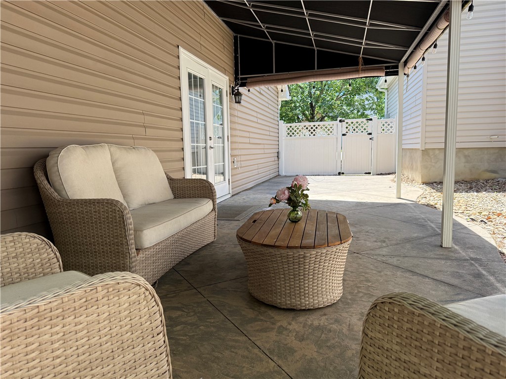 123 Abigail Lane Anderson, SC 29621 - Photo 20 of 22 This inviting patio offers a serene retreat for outdoor relaxation and entertaining.