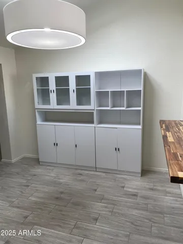 a view of an empty room