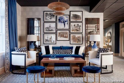 413 Stuart Circle, Unit U2D Richmond, VA 23220 - Photo 19 of 31 Visitor entry guest reception area, designed by Ja