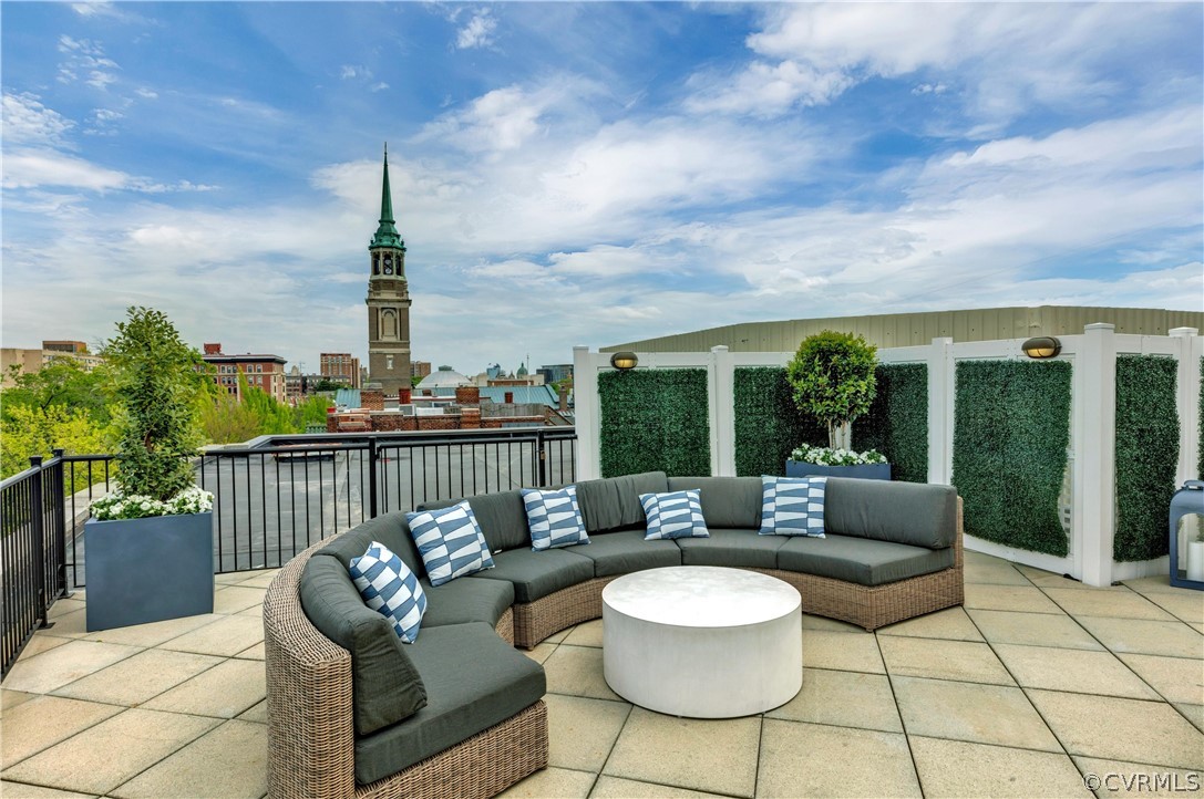 413 Stuart Circle, Unit U2D Richmond, VA 23220 - Photo 26 of 31 Partial view of rooftop terrance and stunning view