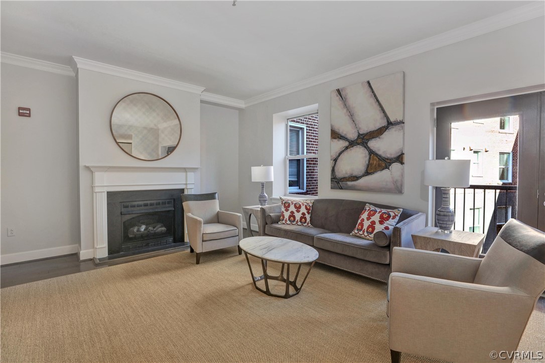 413 Stuart Circle, Unit U2D Richmond, VA 23220 - Photo 4 of 31 Partial View of living room in Unit 2D.