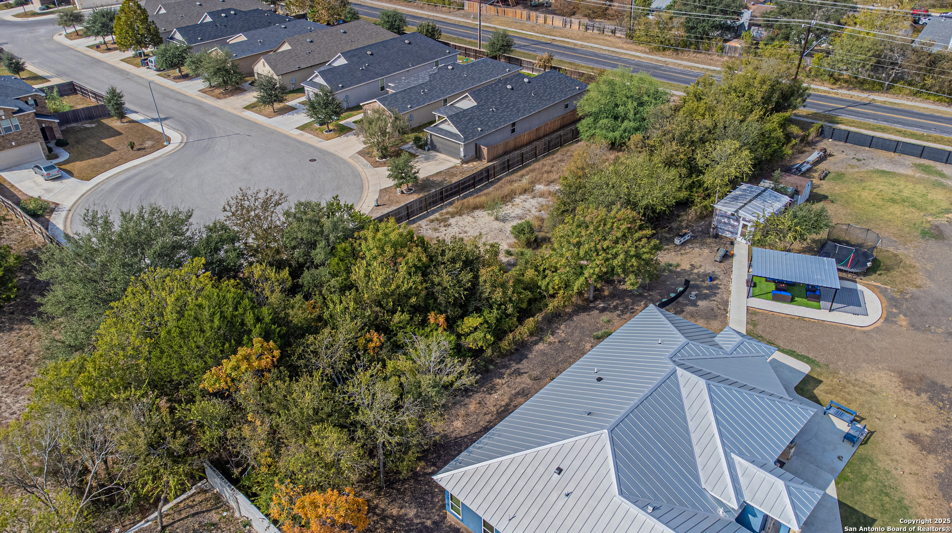 14830 Stahl Road San Antonio, TX 78217 - Photo 25 of 30 an aerial view of a house with a yard
