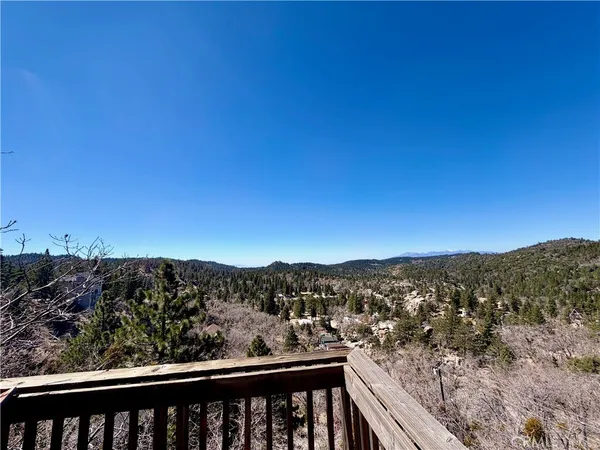 a view of city and mountain