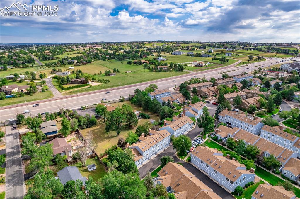 6910 Los Reyes Circle Colorado Springs, CO 80918 - Photo 29 of 38 an aerial view of a city