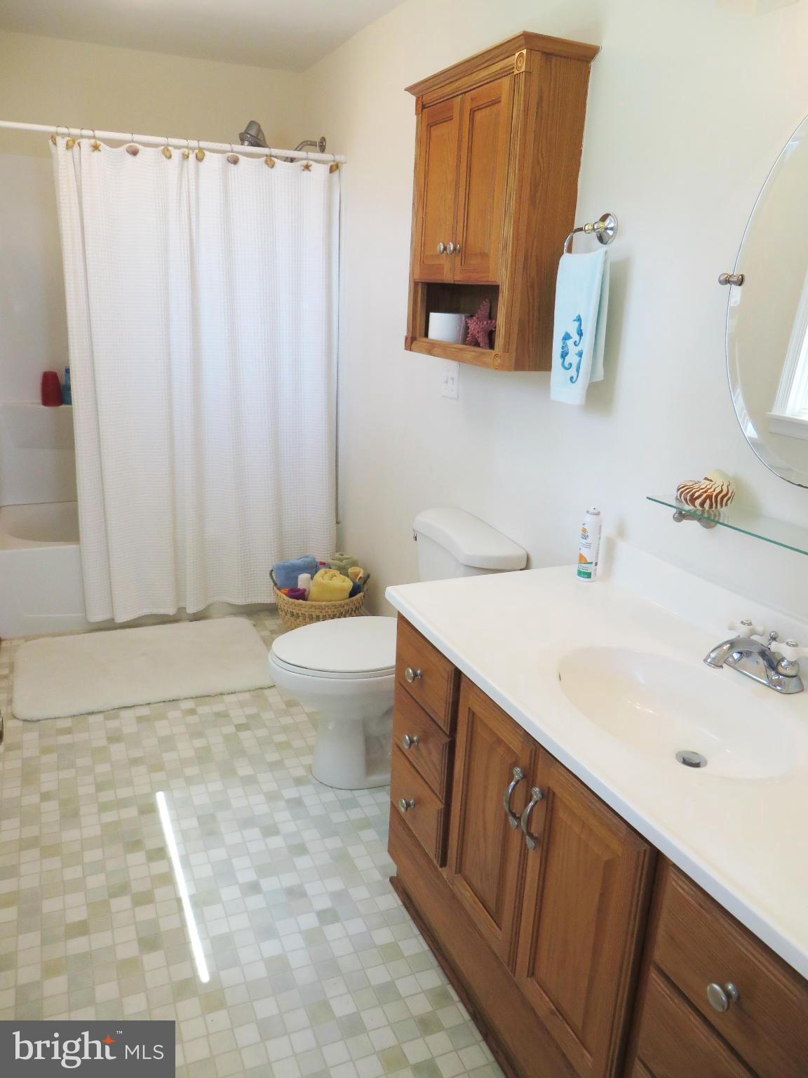 16144 Murray Road Ridge, MD 20680 - Photo 20 of 30 a bathroom with a sink a toilet and shower