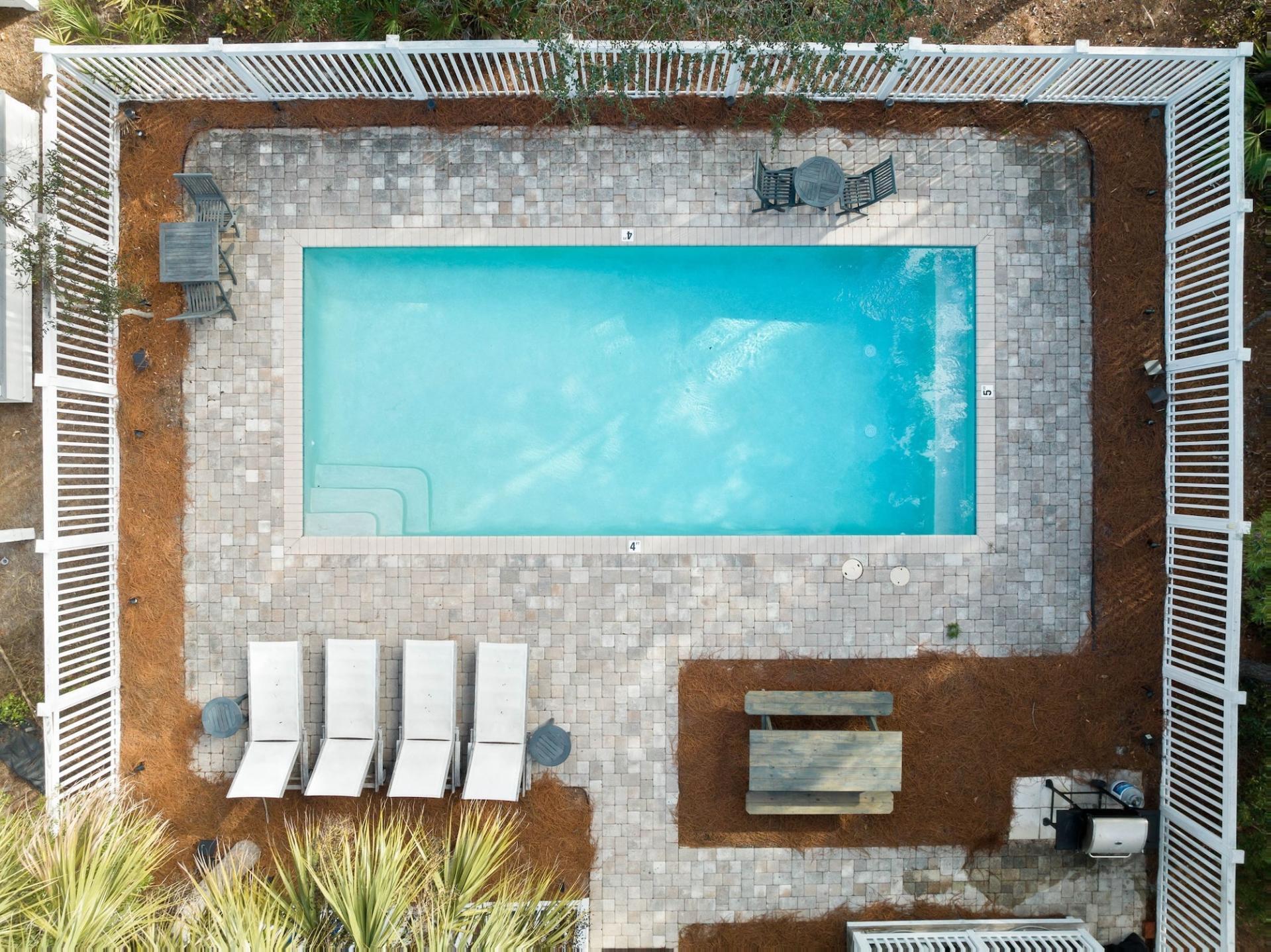 170 Seacrest Beach Boulevard East Inlet Beach, FL 32461 - Photo 32 of 38 a front view of a house with a garden