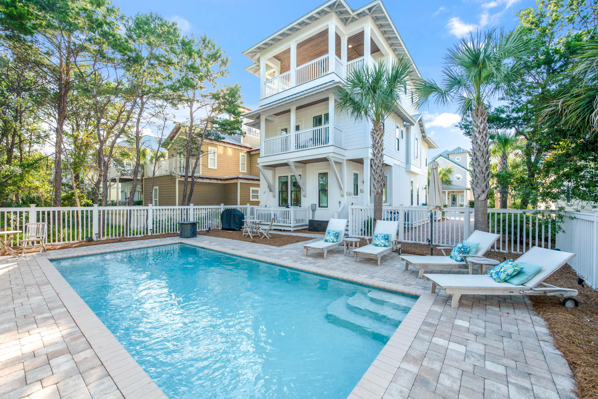 170 Seacrest Beach Boulevard East Inlet Beach, FL 32461 - Photo 34 of 38 a view of a house with swimming pool