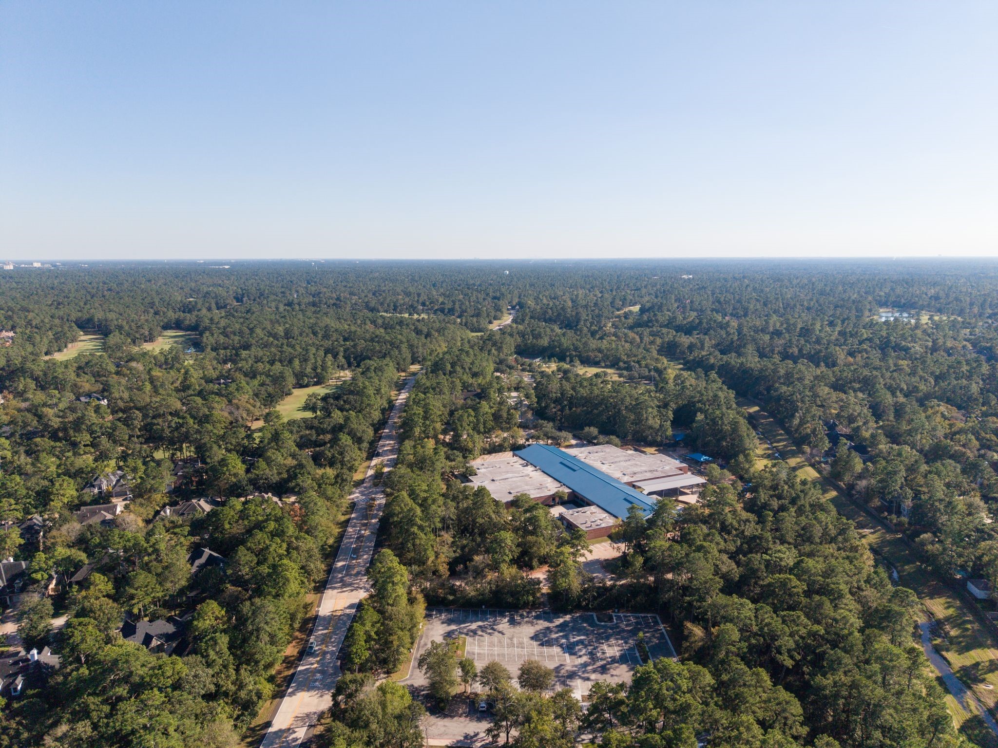 2 Bridgeberry Court Spring, TX 77381 - Photo 48 of 50 an aerial view of a house with a outdoor space