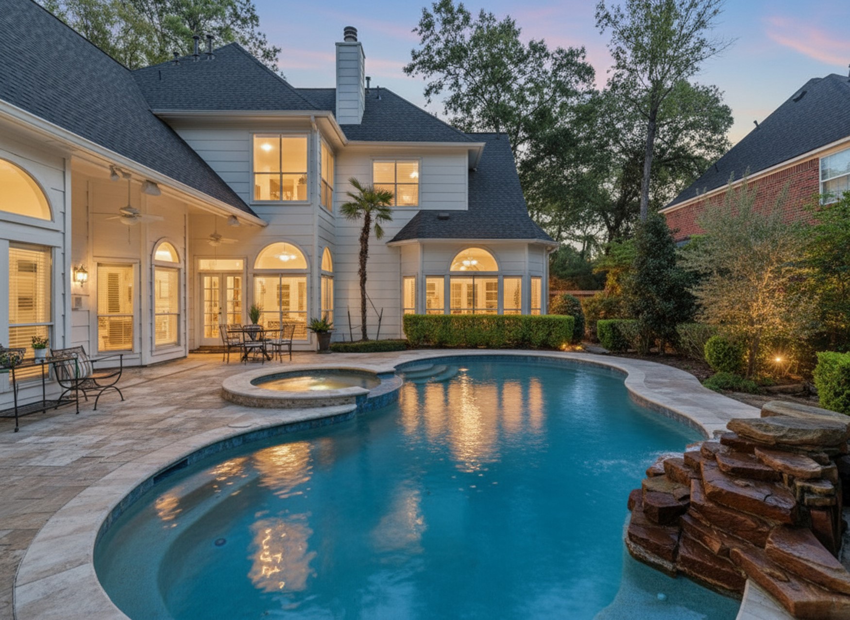 2 Bridgeberry Court Spring, TX 77381 - Photo 50 of 50 a view of a swimming pool with lounge chair
