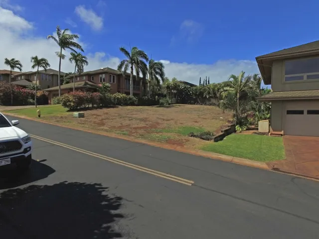 a view of a street with houses