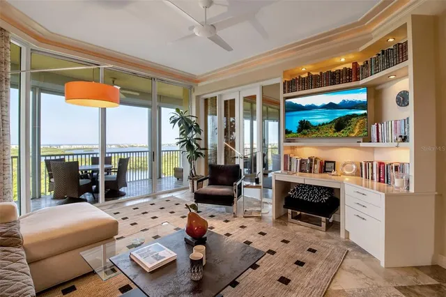 a spacious bathroom with a double vanity sink and a mirror