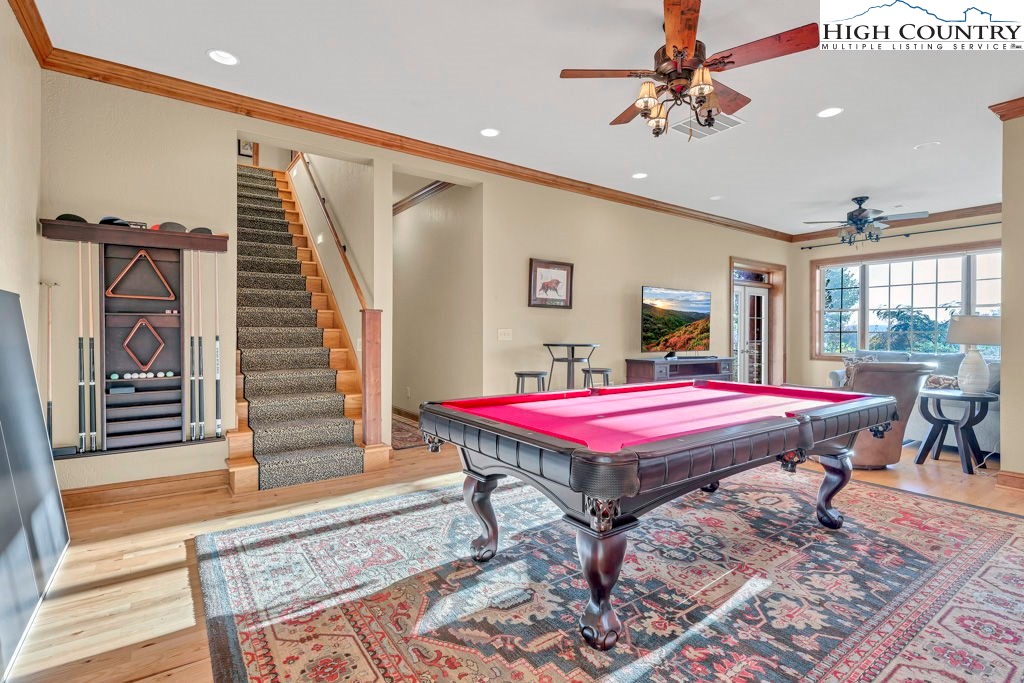 3664 Elk Ridge Road Ferguson, NC 28624 - Photo 32 of 46 a room with pool table and windows
